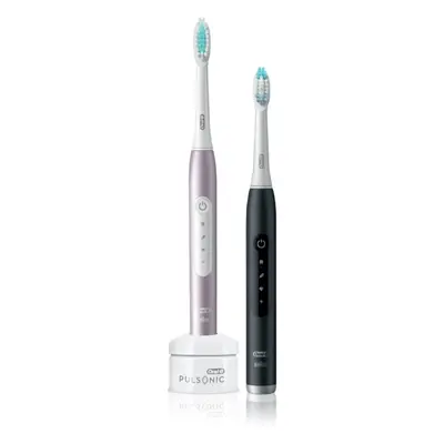 Oral B Pulsonic Slim Luxe 4900 sonický elektrický zubní kartáček, 2 těla Rose Gold/Matte Black 1