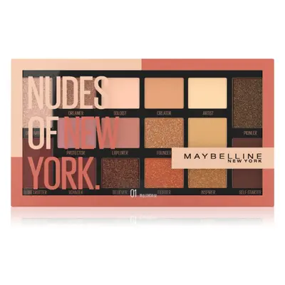 MAYBELLINE NEW YORK Nudes Of New York paletka očních stínů 18 g