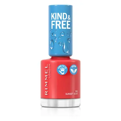 Rimmel Kind & Free lak na nehty odstín 155 Sunset Soar 8 ml