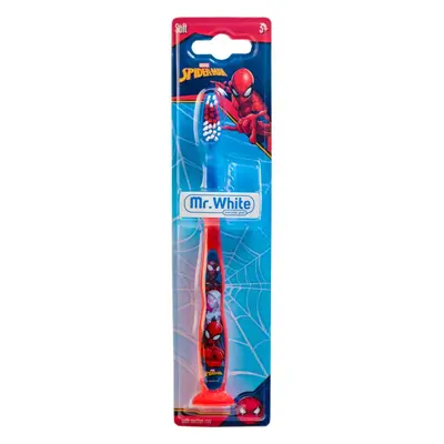 Marvel Spiderman Manual Toothbrush zubní kartáček pro děti s cestovní krytkou soft 3y+ 1 ks