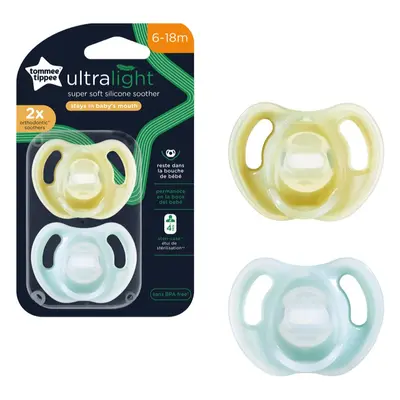 Tommee Tippee Closer To Nature Ultra-light 6-18 m dudlík 2 ks