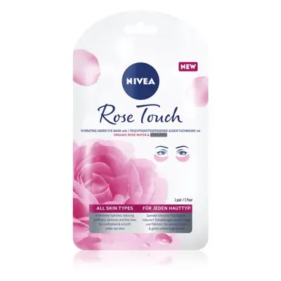 NIVEA Rose Touch maska na oči 1 ks