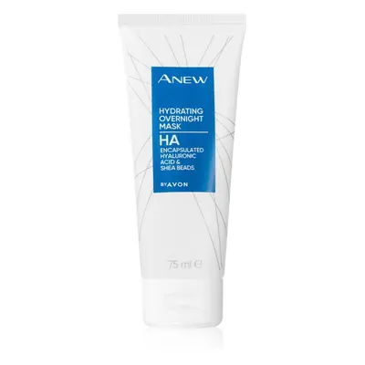 Avon Anew Hydro-Advance noční hydratační maska s kyselinou hyaluronovou 75 ml