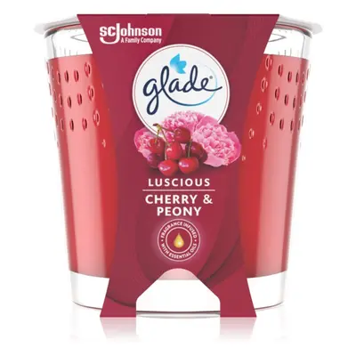 GLADE Luscious Cherry & Peony vonná svíčka Luscious Cherry & Peony 129 g