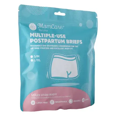 MomCare by Lina Postpartum Briefs poporodní kalhotky S-M 4 ks