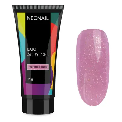 NEONAIL Duo Acrylgel Shimmer Tulip gel pro modeláž nehtů 15 g