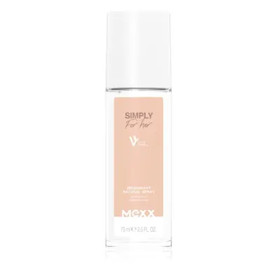 Mexx Simply For Her New deodorant s rozprašovačem pro ženy 75 ml