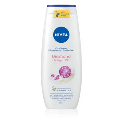 Nivea Diamond & Argan Oil pečující sprchový gel 500 ml