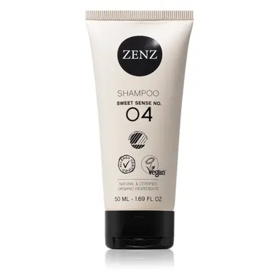 ZENZ Organic Sweet Sense No. 04 hydratační šampon pro objem vlasů 50 ml