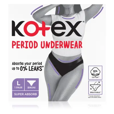 Kotex Period Underwear Size L menstruační kalhotky velikost L 1 ks