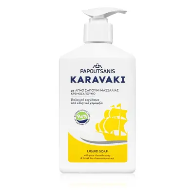 PAPOUTSANIS Karavaki Liquid Soap With Chamomile tekuté mýdlo 330 ml