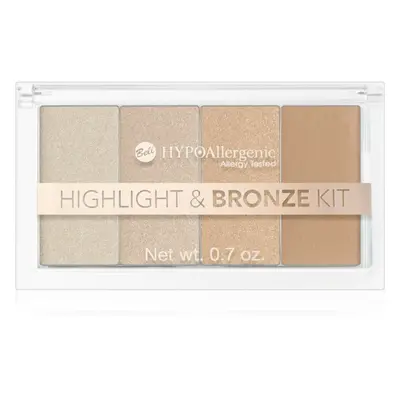 Bell Hypoallergenic t & Bronze Kit konturovací a rozjasňující paleta 20 g