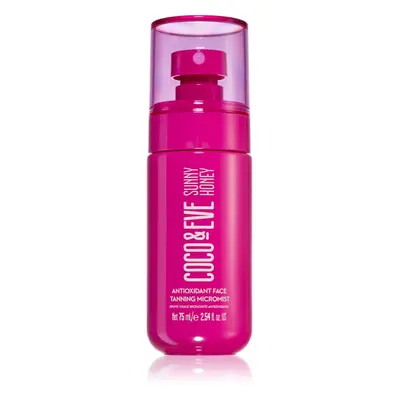 Coco & Eve Sunny Honey Antioxidant Face Tanning Micromist samoopalovací mlha na obličej 75 ml