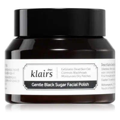 Klairs Gentle Black Sugar Facial Polish hydratační pleťový peeling 110 g