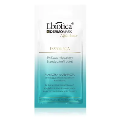 L’biotica DermoMask Night Active exfoliační maska pro obnovu povrchu pleti 12 ml