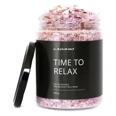 Almara Soap Time To Relax relaxační sůl do koupele 450 g