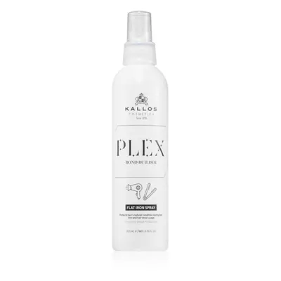 Kallos Plex Flat Iron Spray termoochranný sprej pro úpravu žehličkou a kulmou pro poškozené, che