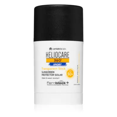 Heliocare 360° Sport Transparent Stick opalovací krém v tyčince SPF 50+ 25 g