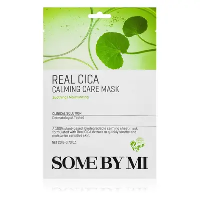 Some By Mi Clinical Solution Cica Calming Care Mask zklidňující plátýnková maska pro citlivou pl