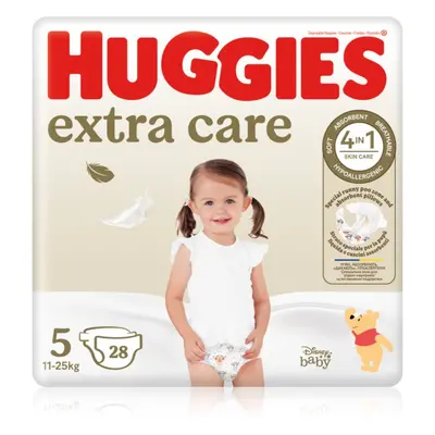 Huggies Extra Care Size 5 jednorázové pleny 11-25 kg 28 ks