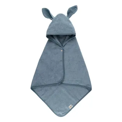 BIBS Kangarooo Hoodie Towel osuška s kapucí Petrol 65 x 65 cm 1 ks