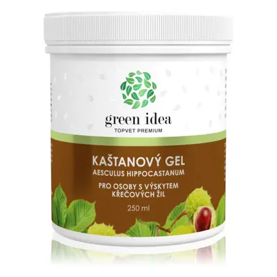 Green Idea Kaštanový gel masážní gel na žíly a cévy 250 ml