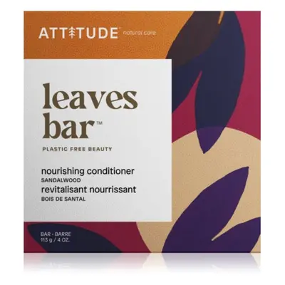 Attitude Leaves Bar Sandalwood tuhý kondicionér s vyživujícím účinkem 113 g