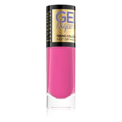 Eveline Cosmetics Gel Laque gelový lak na nehty bez užití UV/LED lampy odstín 166 8 ml