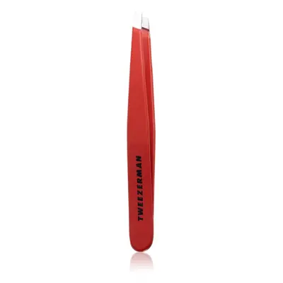 Tweezerman Studio Collection Stainless Steel Slant pinzeta se zešikmeným koncem Signature Red 1 