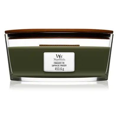 Woodwick Frasier Fir vonná svíčka s dřevěným knotem (hearthwick) 453.6 g