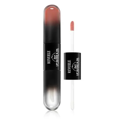 Revuele 2IN1 Lip Gloss & Oil lesk na rty 2 v 1 odstín 06 7 ml