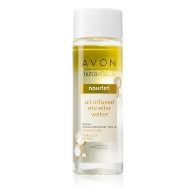 Avon Nutra Effects Nourish dvoufázová micelární voda pro normální až suchou pleť 200 ml