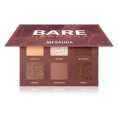 Mesauda Milano Bare Harmony paleta očních stínů odstín 204 Delicious Rose 6x1 g