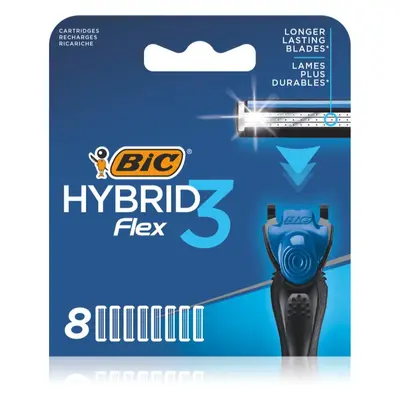 BIC FLEX3 náhradní hlavice 8 ks