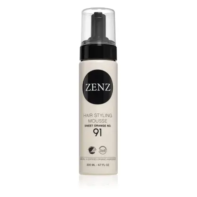 ZENZ Organic Sweet Orange No. 91 pěnové tužidlo pro poškozené vlasy 200 ml