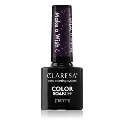 Claresa SoakOff UV/LED Color Make a Wish gelový lak na nehty odstín 6 5 g