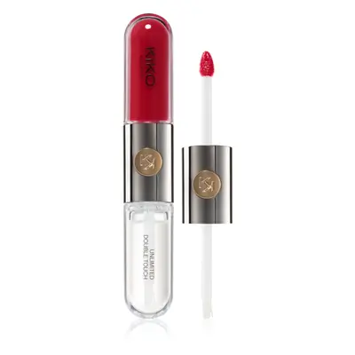 KIKO Milano Unlimited Double Touch dlouhotrvající tekutá rtěnka odstín 107 Cherry Red 6 ml