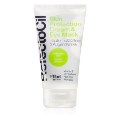 RefectoCil Skin Protection Cream ochranný krém a oční maska pro fixaci ochranných papírků 75 ml