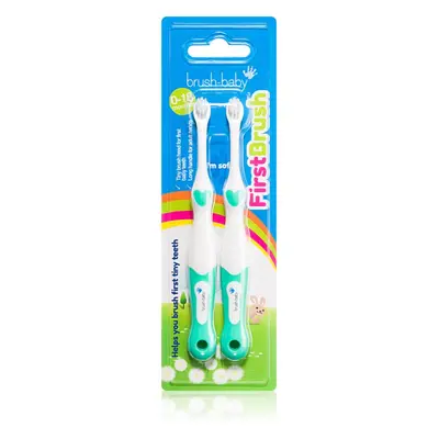 Brush Baby FirstBrush zubní kartáčky pro děti 2 ks