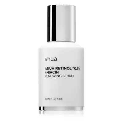 Anua Retinol 0.3% + Niacin Renewing Serum noční obnovující sérum na rozšířené póry a vrásky 30 m