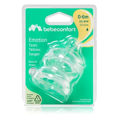 Bebeconfort Emotion Slow Flow savička na láhev 0-6 m 2 ks