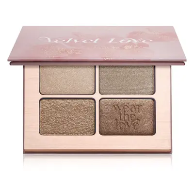 ZOEVA Velvet Love Eyeshadow Quad paletka očních stínů odstín Velvet Love Eyeshadow Quad Palette 