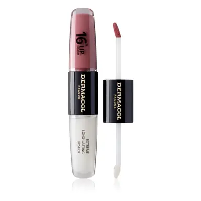 Dermacol 16H Lip Colour dlouhotrvající rtěnka a lesk na rty odstín 39 2x4 ml