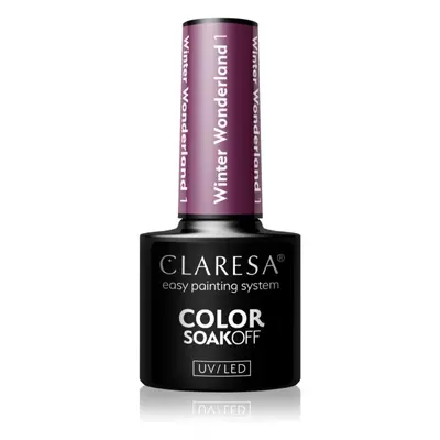 Claresa SoakOff UV/LED Color Winter Wonderland gelový lak na nehty odstín 5 g