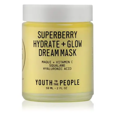 Youth To The People Superberry Hydrate + Glow Dream Mask maska pro rozjasnění a hydrataci 59 ml