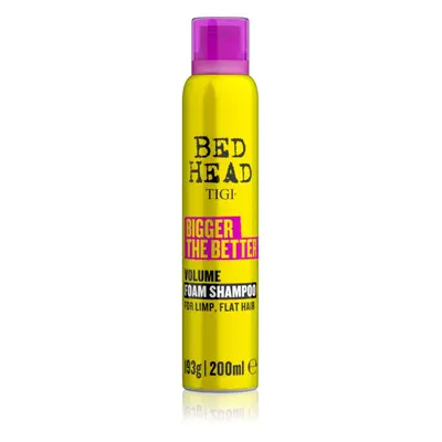 TIGI Bed Head Bigger the Better pěnový šampon pro objem vlasů 200 ml