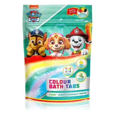 Nickelodeon Paw Patrol Colour Bath Tabs koupelový přípravek pro děti 9x16 g