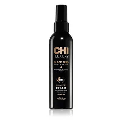 CHI Luxury Black Seed Oil Blow Dry Cream vyživující a termoochranný krém pro uhlazení vlasů 177 