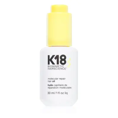 K18 Molecular Repair Hair Oil vyživující suchý olej pro poškozené a křehké vlasy 30 ml