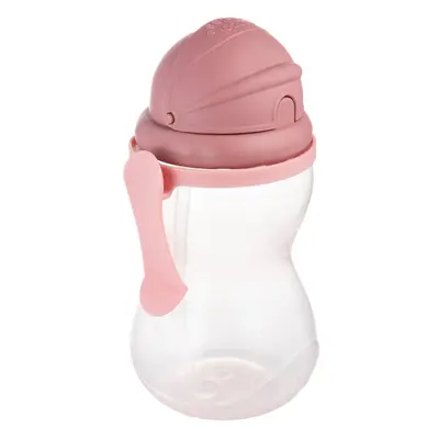 Canpol babies Sport Cup sportovní láhev s brčkem Pink 12m+ 370 ml